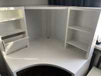 Biuroo narożne IKEA biale 100x100