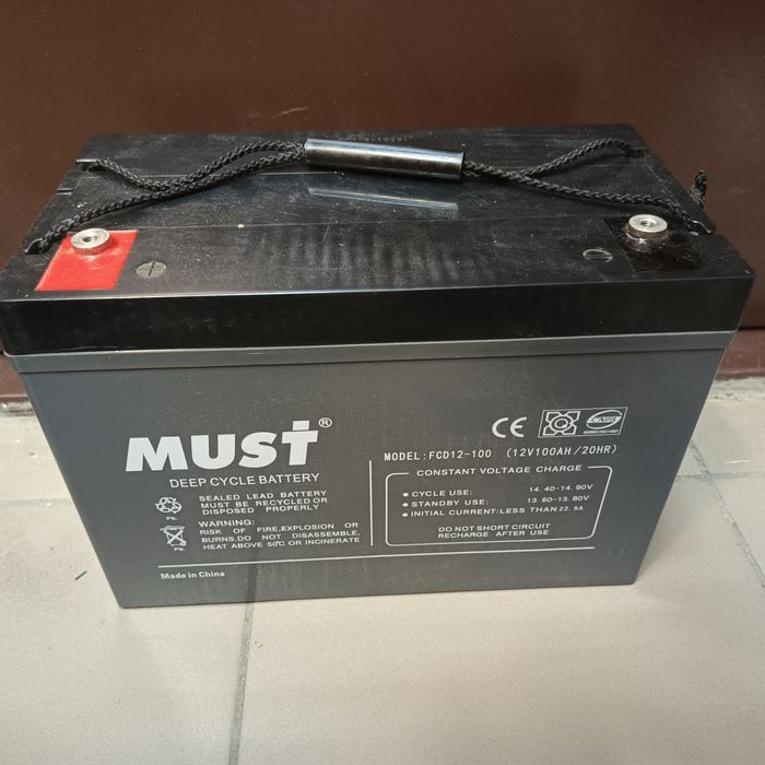 Акумулятор GEL Must 100A  FCD12-100