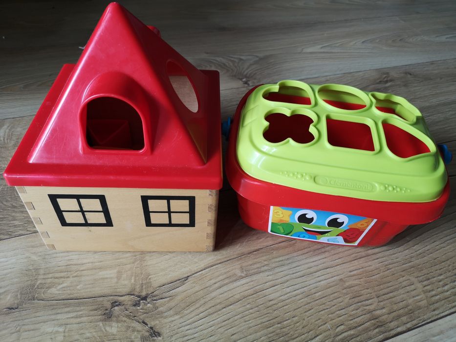 Zestaw sorterów sortery dla dzieci zabawka drewniane IKEA