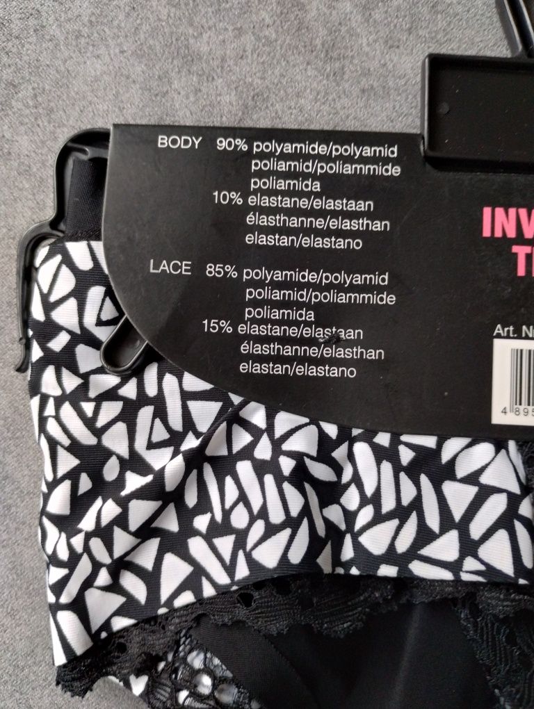 Damskie stringi Invisible Thong XL 2pak
