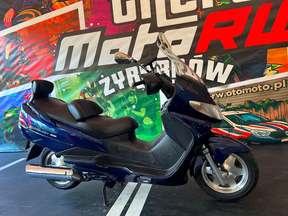 Suzuki Burgman 400 Super Stan po serwisie w ASO Suzuki Oryginał MotoRW