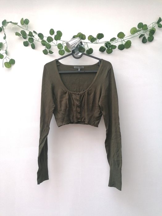 Bolero Caqui da Bershka