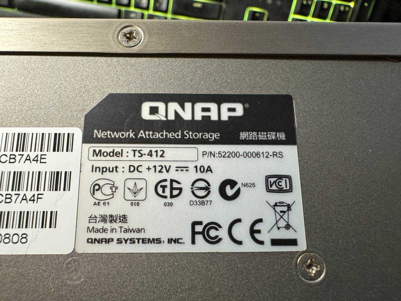 Сетевые хранилища (NAS) QNAP QNAP TS-412