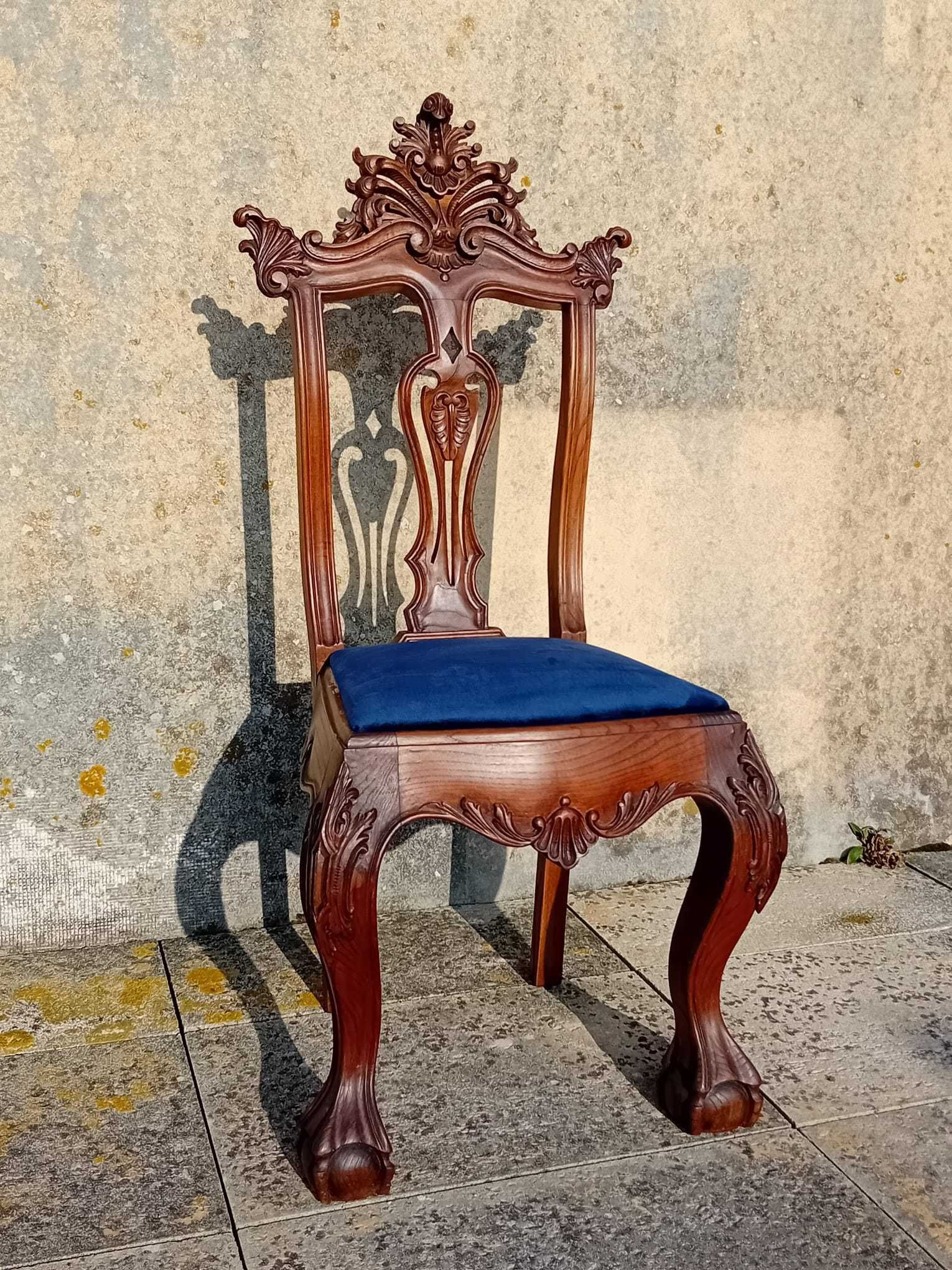 Cadeira D. João V poltrona Antiga Cadeirão Vintage