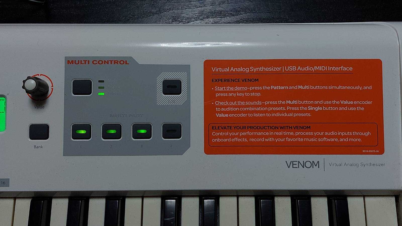 Syntezator M-Audio Venom stan dobry