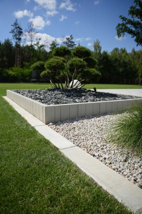 Obrzeże trawnikowe z betonu 25x80x4 cm, obrzeże ogrodowe proste