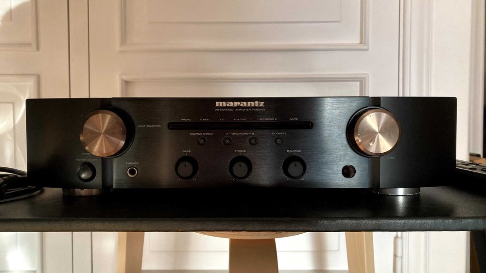 Amplificador Marantz PM5003 – Integrado Hi-Fi, 45W, bom estado