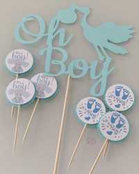 Topper i pikery na Baby Shower it’s a Boy