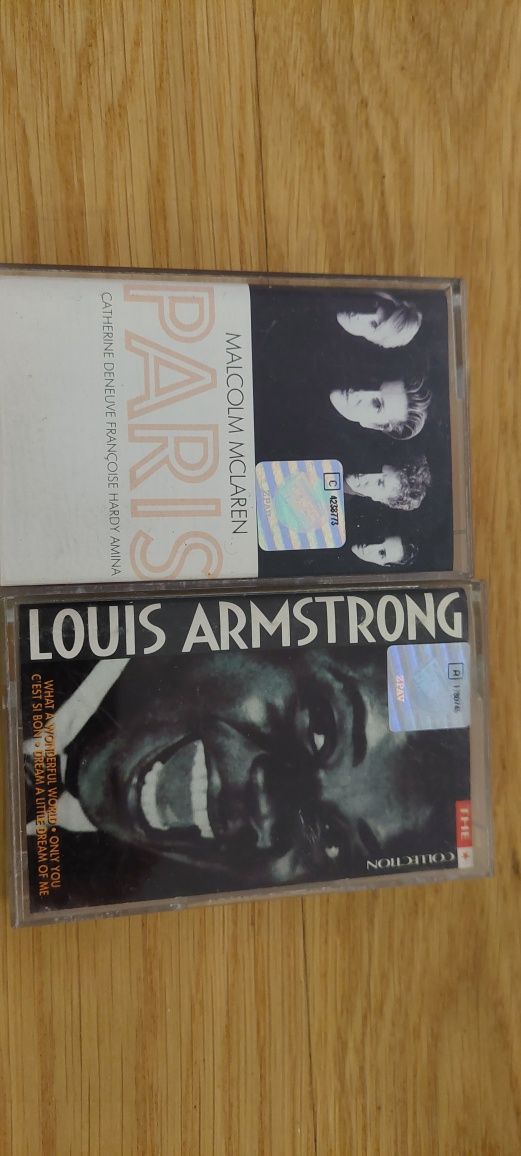 Kasety magnetofonowe Louis Armstrong  Malcom Mclaren