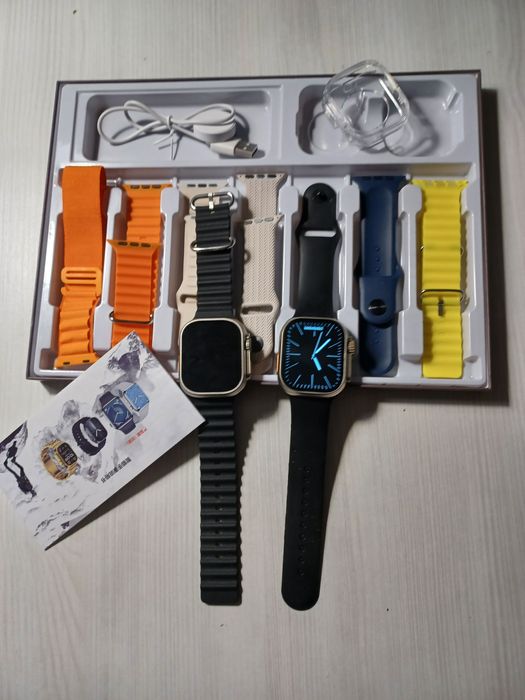 Smartch Watch C60 Ultra 3 + 7 pasków + drugi smart gratis