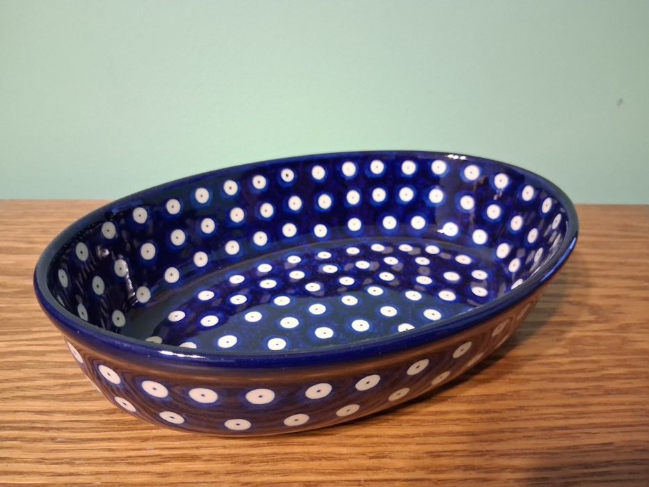 Polmisek owalny 1L 24cm GAT1 Ceramika Artystyczna Boleslawiec