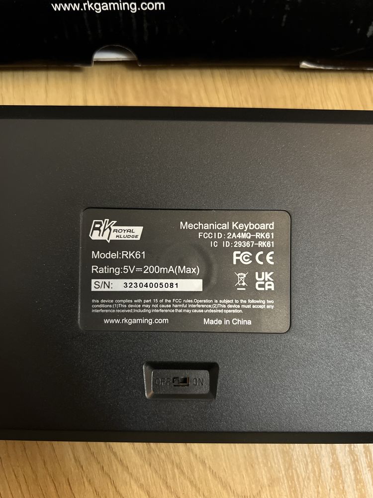 Klawiatura RK Royal Kludge RK61