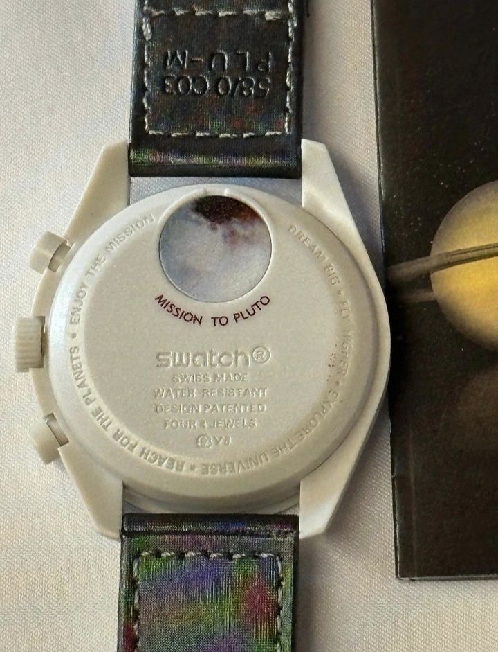 Relógio Omega Swatch mission to pluto