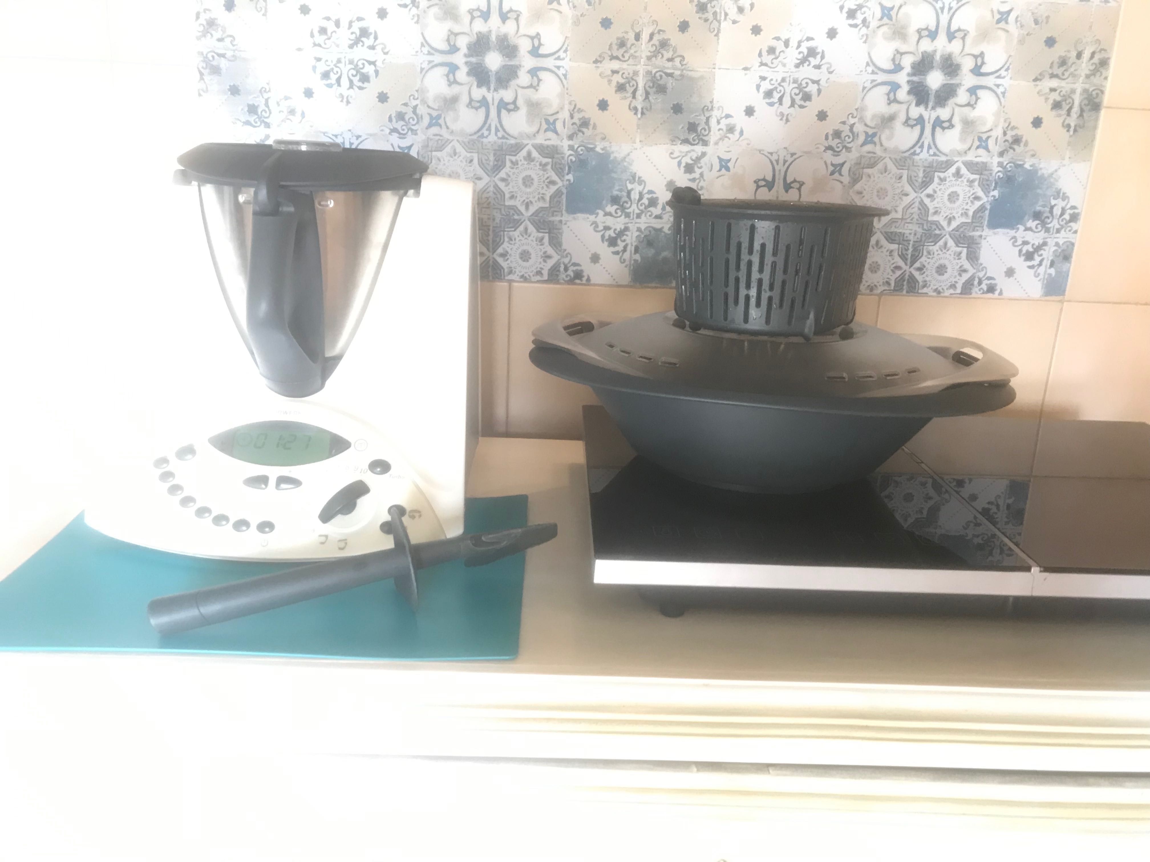 Vorwerk Bimby TM31 com mala verde de transporte