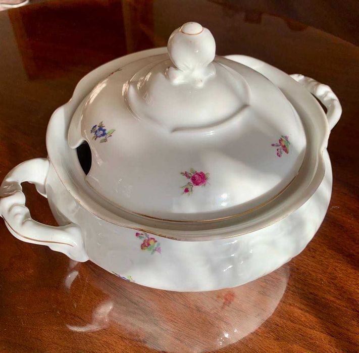 waza stołowa, WAŁBRZYCH, waza do zupy, lata 50 - unikat