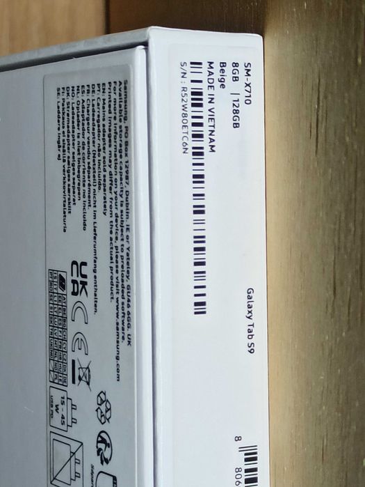 Samsung Tab S9 11" 8 gen2 AMOLED SM-X710 s9