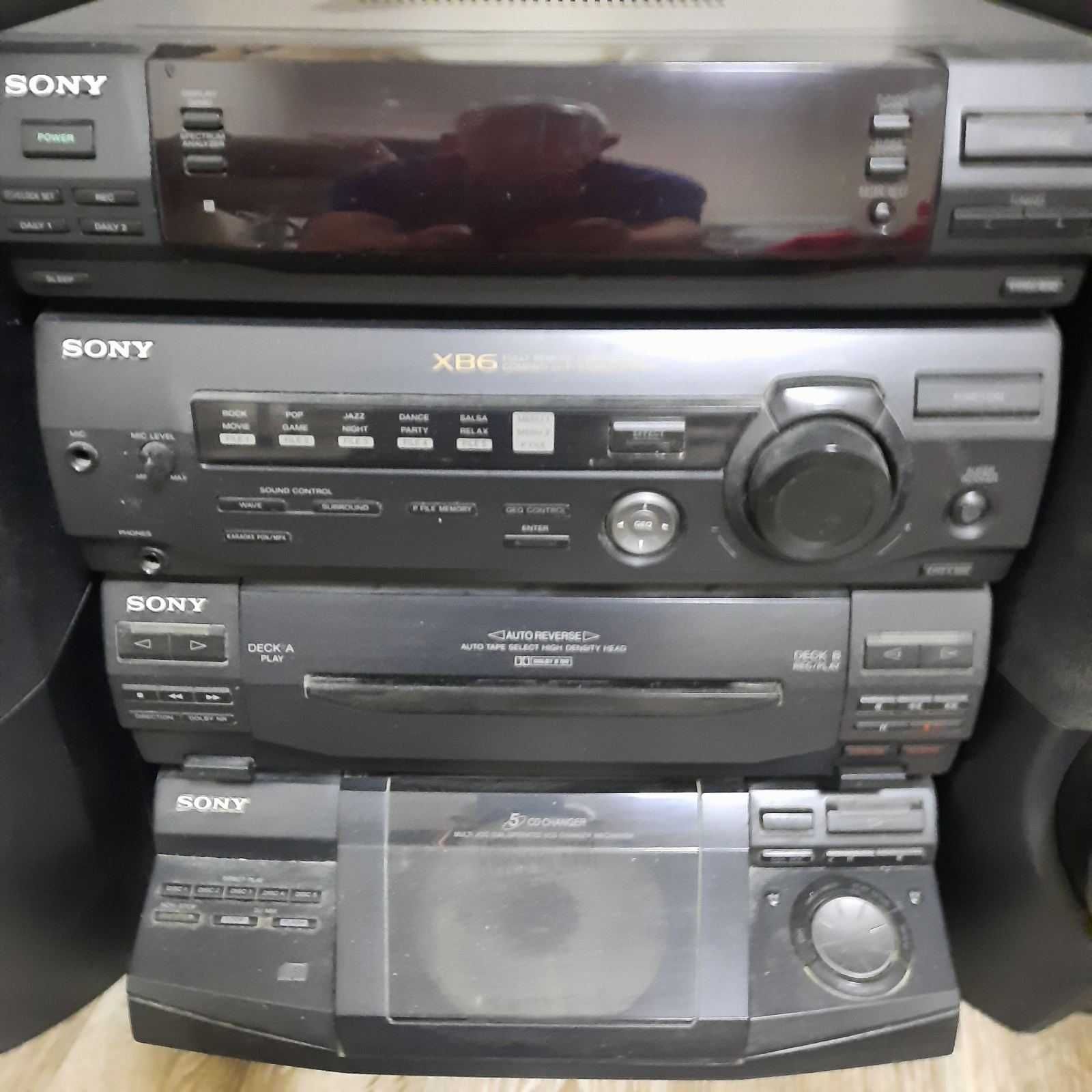 музыкальный центр Sony HCD-XB6