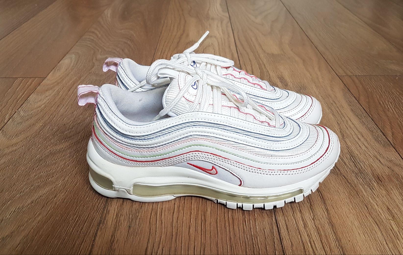 Buty Nike Air Max 97 White Reinbow rozmiar  36,5 okazja Sneakers