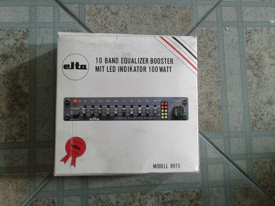 Equalizador VINTAGE, NOVO!