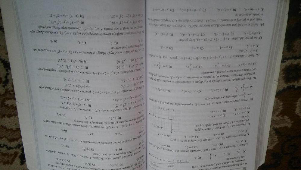 Matura z matematyki od roku 2010. Cewe, Kobierowska