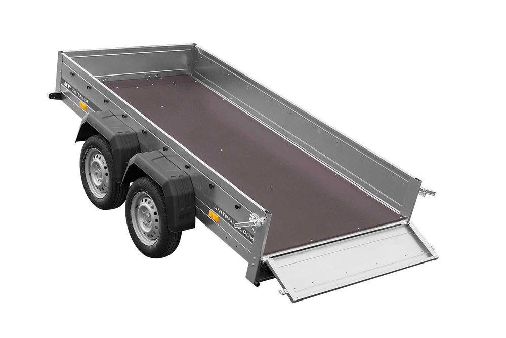 Przyczepka dwuosiowa 264x125 GARDEN 264/2 KIPP DMC 300-750 KG