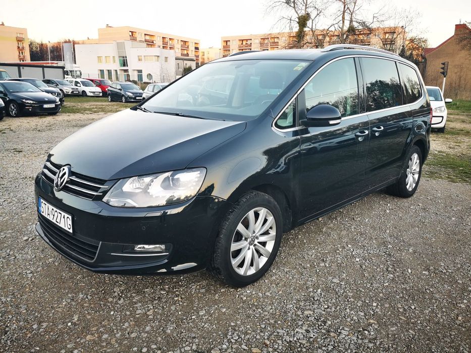 Volkswagen Sharan 2.0 TSI # DSG # skóra # nawigacja # kamera # led # bi-xenon