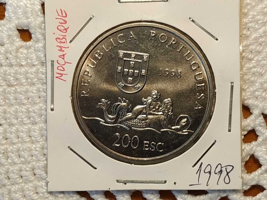 Portugal - moeda de 200 escudos de 1998 (Moçambique)