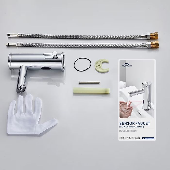 Auralum - Torneira de sensor automática, torneira de lavatório com sen