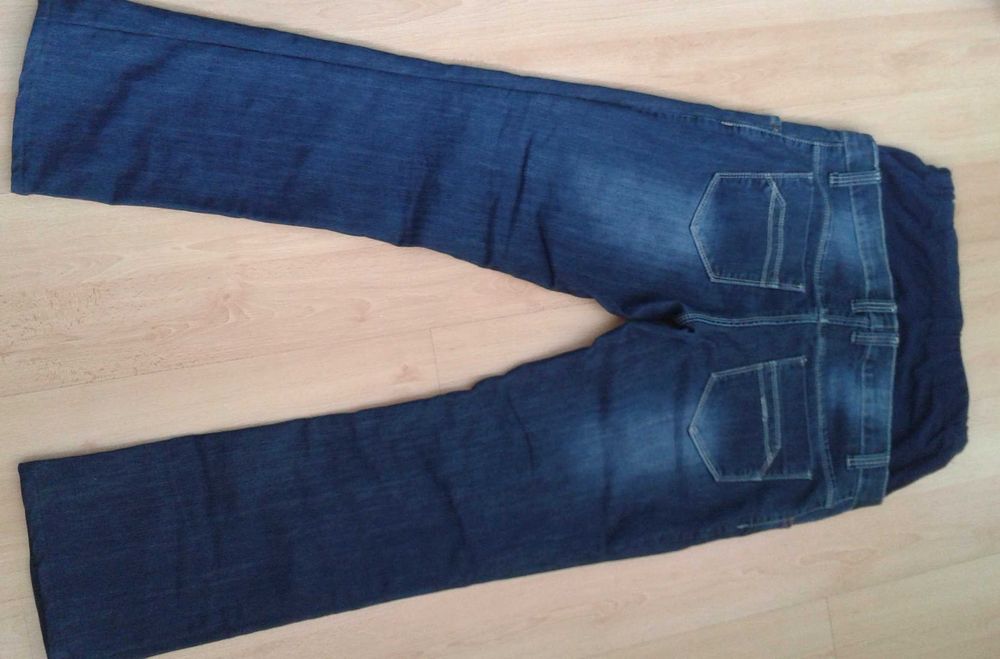 XL Spodnie ciążowe dżinsowe jeansowe wygodne