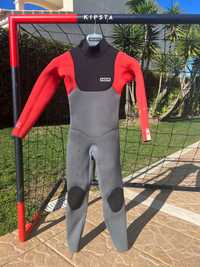 usado Wetsuit ION CAPTURE 2022 4/3 junior 135cm-145cm size10 bom estad