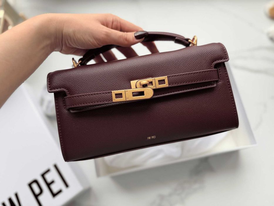 Jw pei | сумка noor deep burgundy оригінал