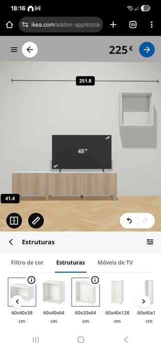 Movel de tv besta