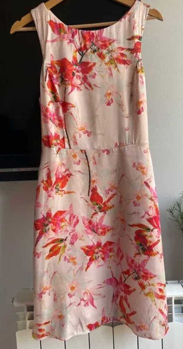 BOSS ORANGE Sukienka jedwabna 36 wesele, chrzciny, komunia