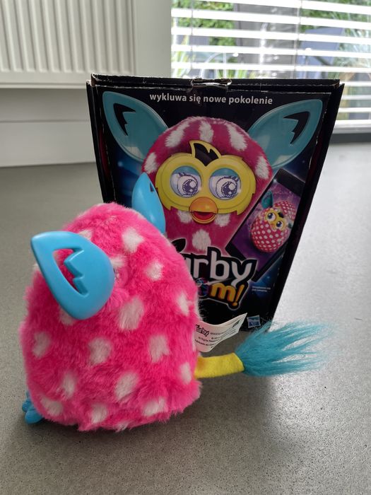 Furby Boom różowy w białe kropki PL