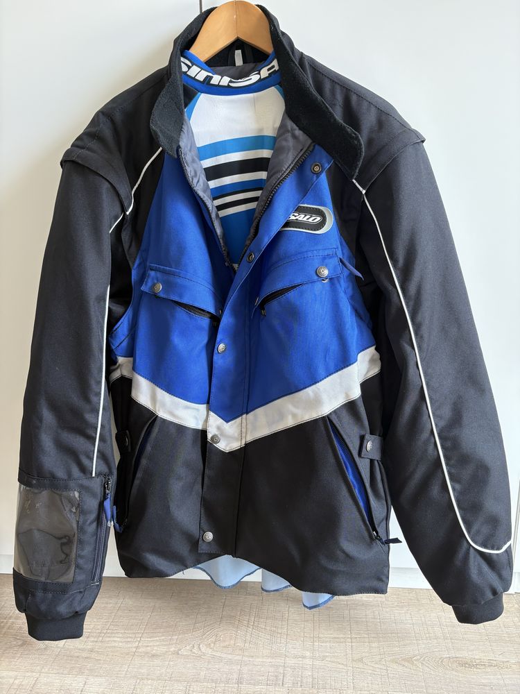 Motocross - Blusao/ colete e camisola marca Sinisalo.