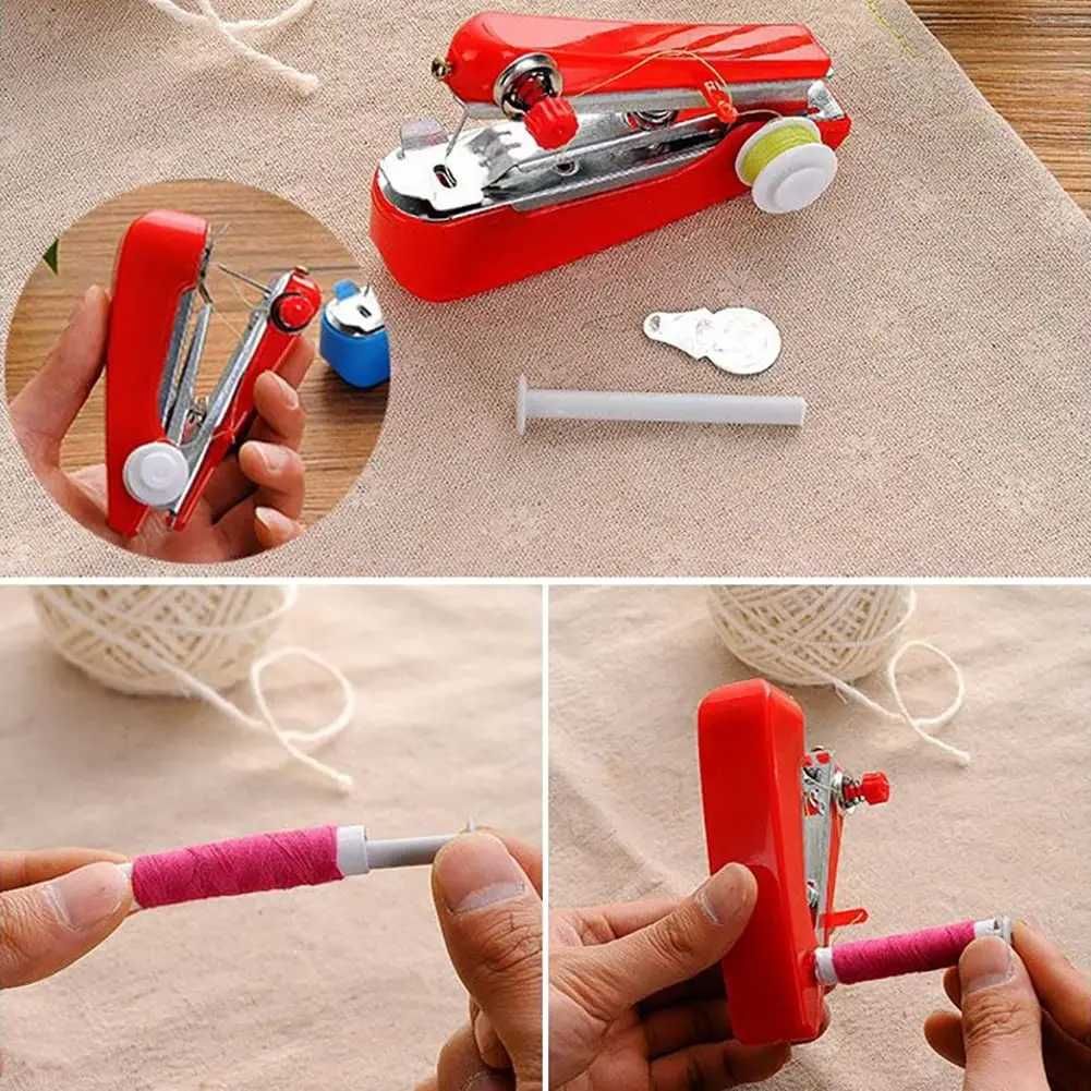 Máquina De Costura Portátil Máquina corte manual Reparação de tecidos