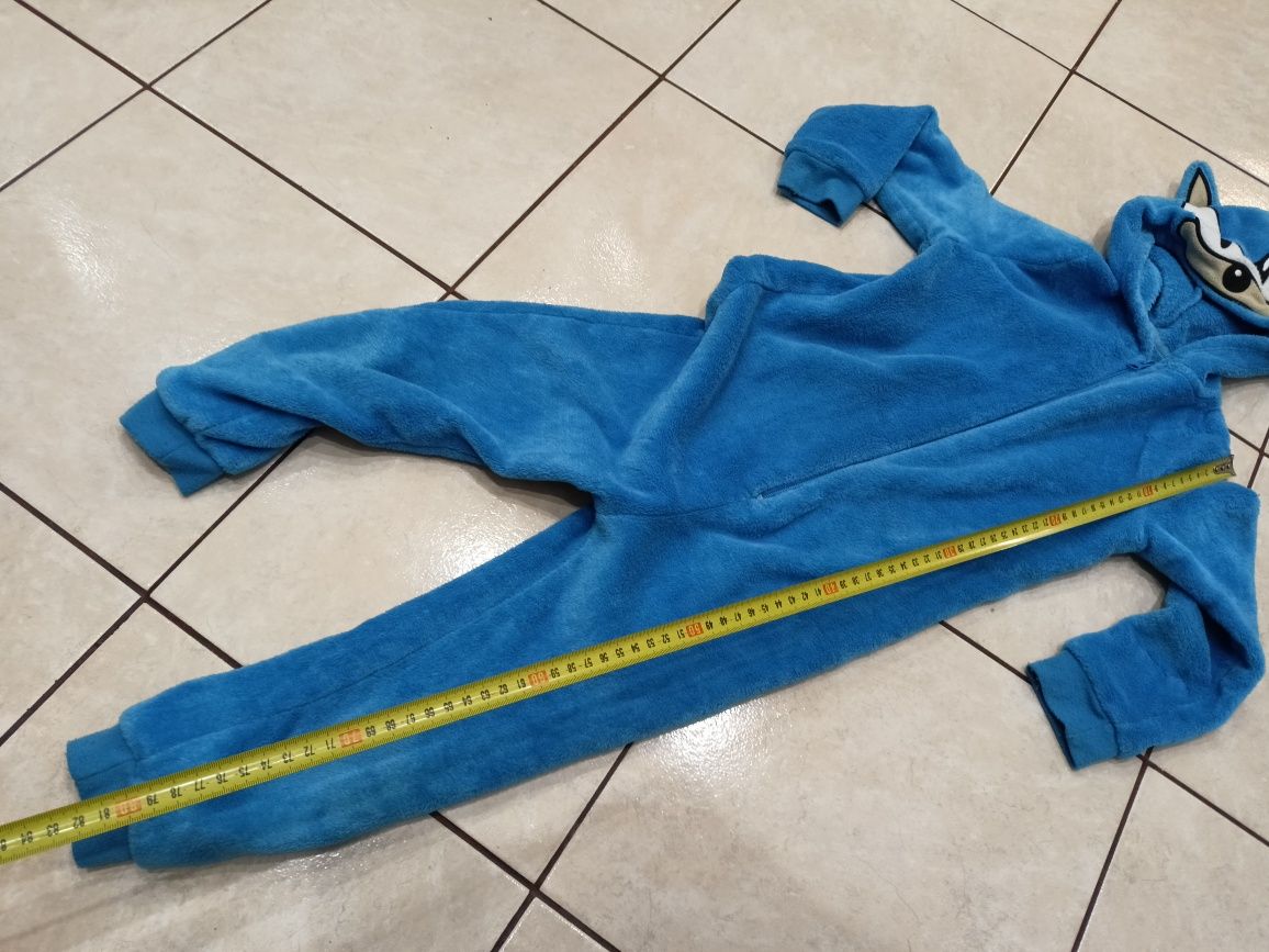 Kostium strój przebranie na bal onesie Sonic 104 110