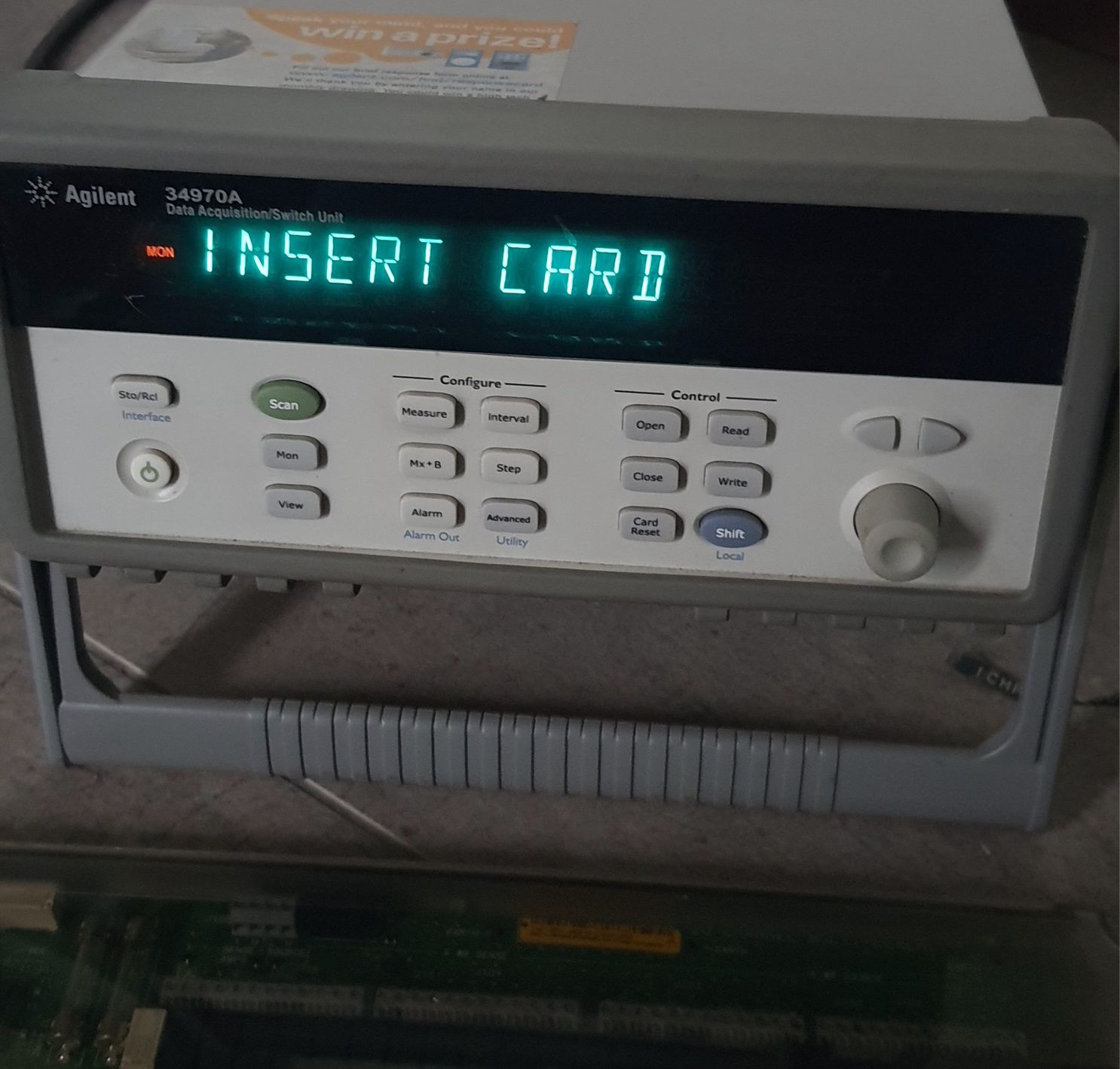 Agilent / HP 34970A Data Acquisition / Data Logger Switch Unit