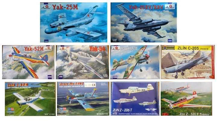 Kits 1/72 Aviões Russos e Leste