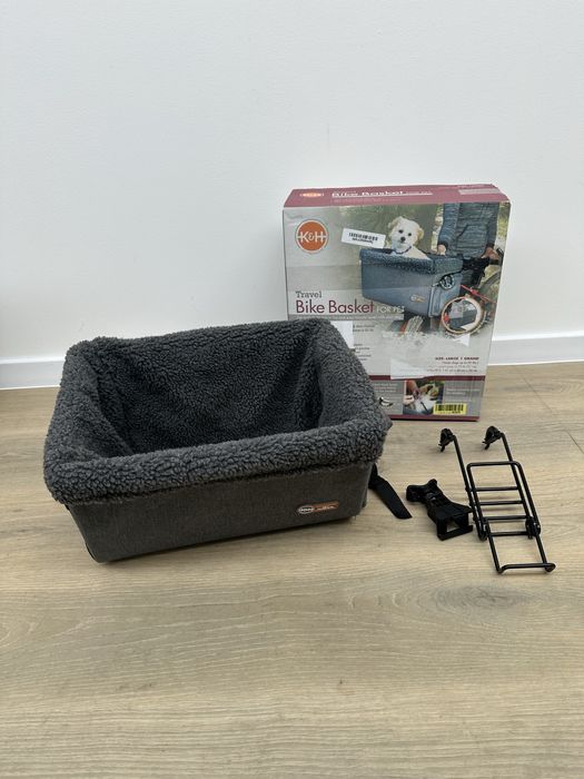 K&H kosz rowerowy dla psów, kosz na rower z uchwytem dla zwierząt