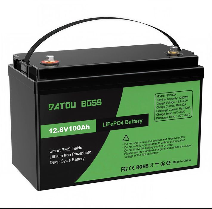 LiFoPe4 12V 100Ah акумулятор літій-залізо-фосфат Datouboss