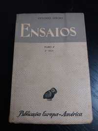 Livro: Ensaios de António Sérgio - Tomo II (edição vintage - 1954)