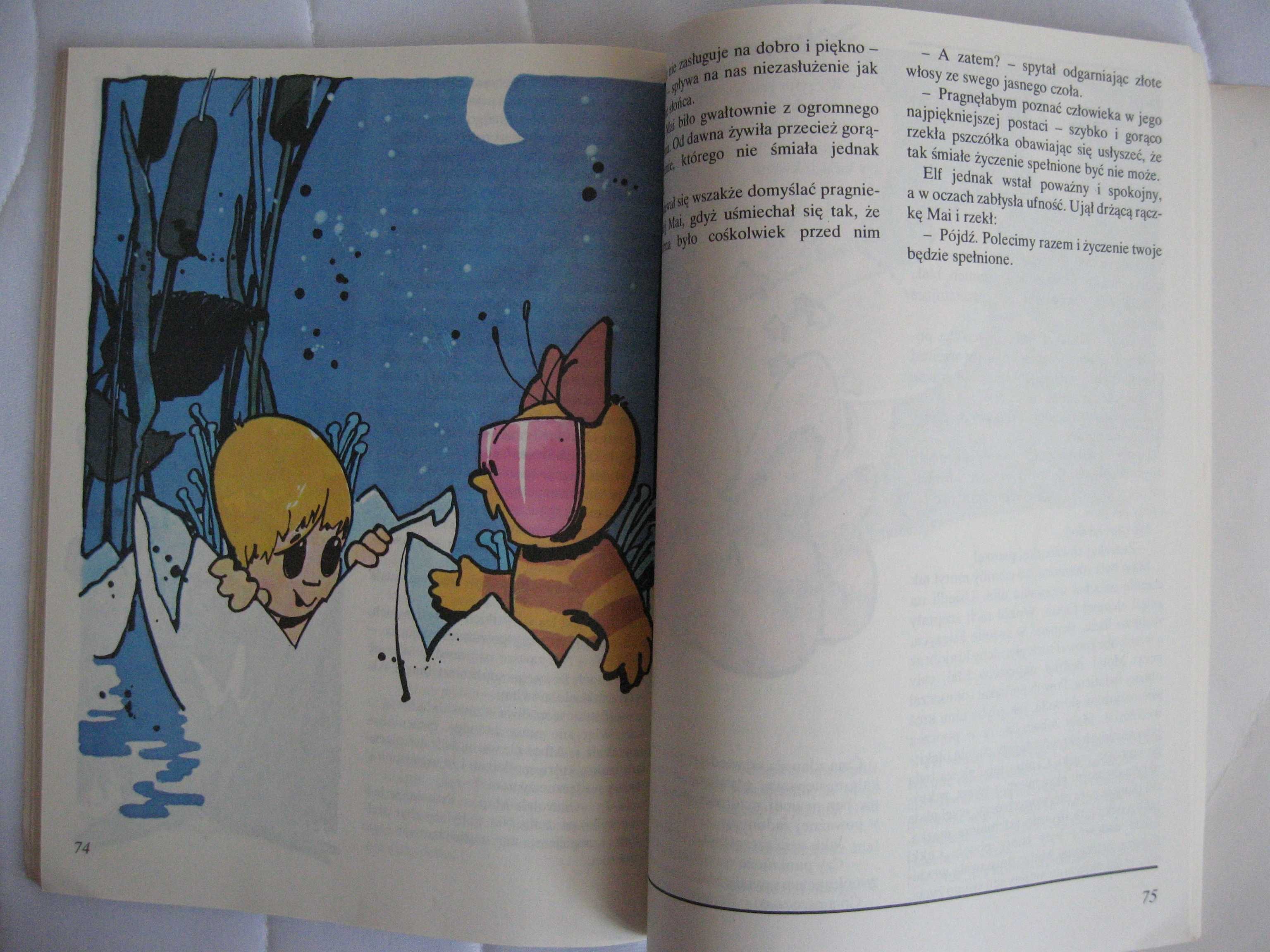Pszczółka Maja i jej przygody W. Bonsels Bajki książki dla dzieci