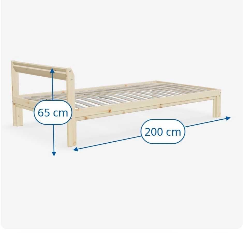 Cama solteiro pinho maciço completa ikea