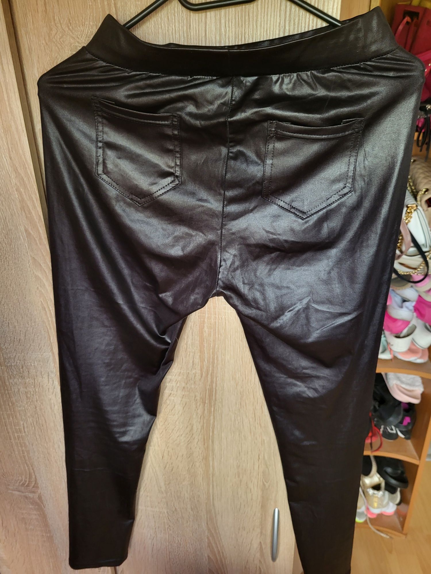 Legginsy imitacja skórki xl małe xxl
