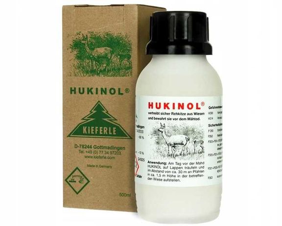 Hukinol 500 ml Zapachowy odstraszacz dzikiej zwierzyny na dziki sarny