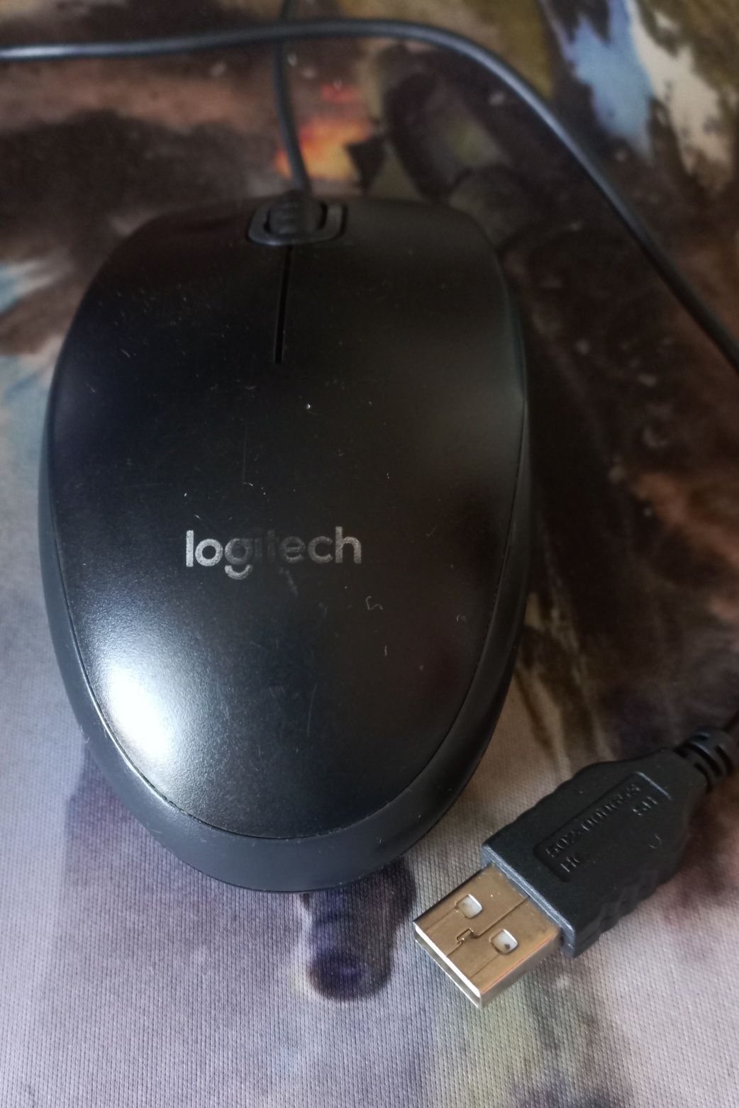 LOGITECH B100, USB провідна комп.мишка