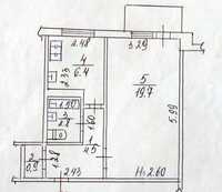 Продам 1 комнатную квартиру на Луи Пастера,200