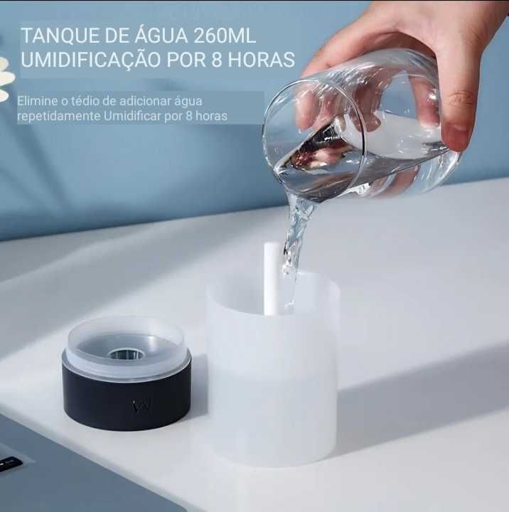 Mini humidificador portátil