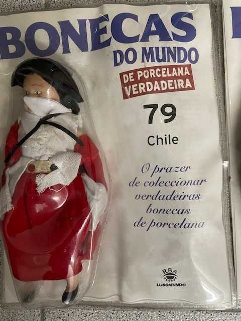 Bonecas do Mundo em porcelana (5+75) - Edição Lusomundo